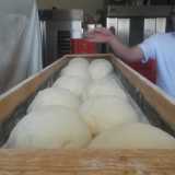 La preparazione dell'impasto del pane di Altamura: il marchio Dop � arrivato nel 2003 